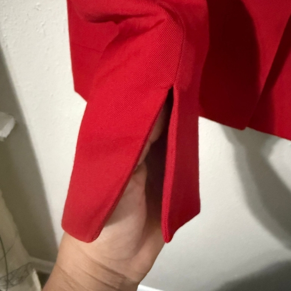 Austin Reed, 100% Worsted Wool, Red Blazer Modern Professional Design - Picture 7 of 8